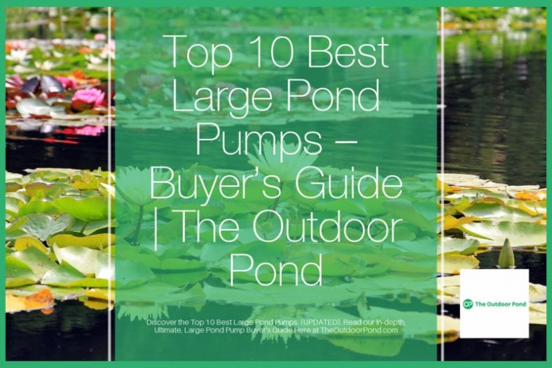 small external pond pump