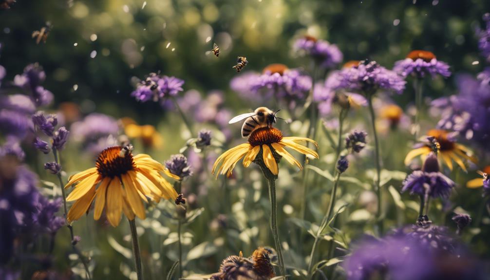 plants attract helpful bugs